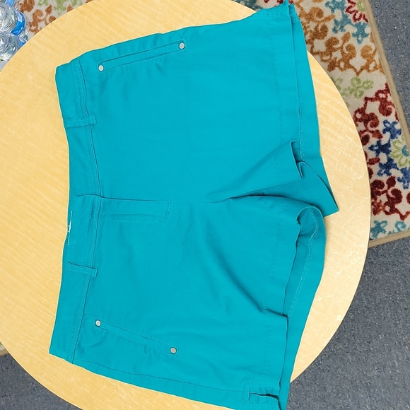 DEPT 22 -  Turquoise shorts Size 10 - Picture 3 of 7